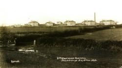 Black and white photo of The 2nd Southern Hospital, Southmead around the year 1917.