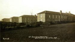 Black and white photo of The 2nd Southern Hospital, Southmead around the year 1917.