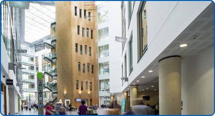 Brunel building atrium