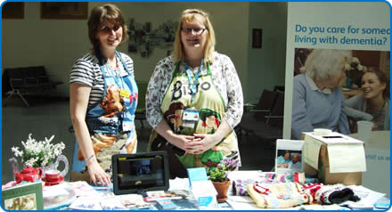 Dementia Trainer Sharon Parsons and Dementia Matron Jet O'Neill in the Brunel building during Dementia Awareness Week