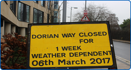 Dorian way closure