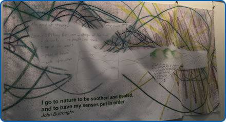 An exhibition about people's experiences of healing has gone on display at Southmead Hospital's Brunel building An exhibition about people's experiences of healing has gone on display at Southmead Hospital's Brunel building