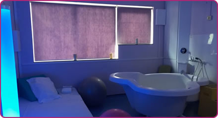 Mendip Birth Centre mood lighting Mendip Birth Centre mood lighting