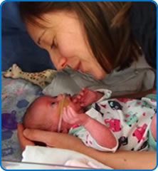 Debbie with her daughter Abigail