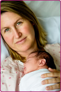 woman and baby woman and baby