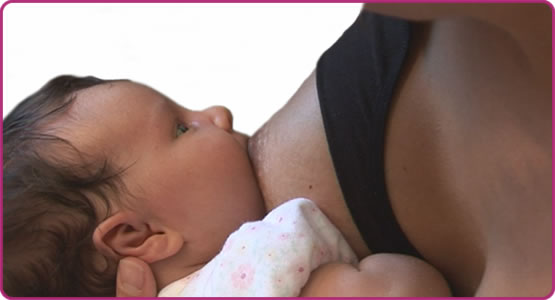 Helping your baby breastfeed