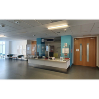 Check in desk in the medirooms in an open waiting area with seats