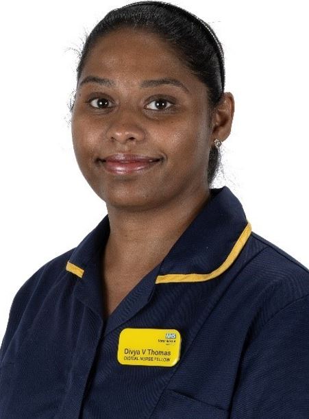 Digital Nurse Fellow Divya Varikkamakel Thomas