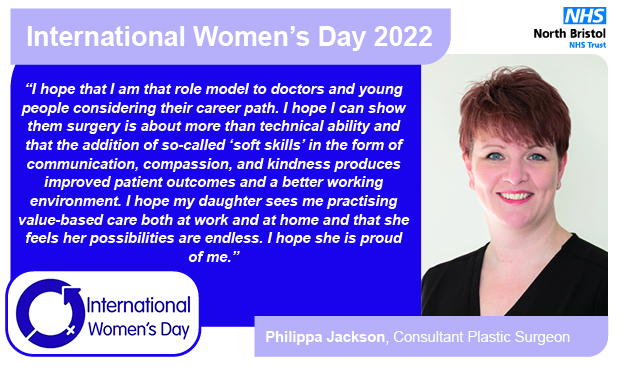 “I hope that I am that role model to doctors and young people considering their career path. I hope I can show them surgery is about more than technical ability and that the addition of so-called ‘soft skills’ in the form of communication, compassion, and kindness produces improved patient outcomes and a better working environment. I hope my daughter sees me practising value-based care both at work and at home and that she feels her possibilities are endless. I hope she is proud of me.”