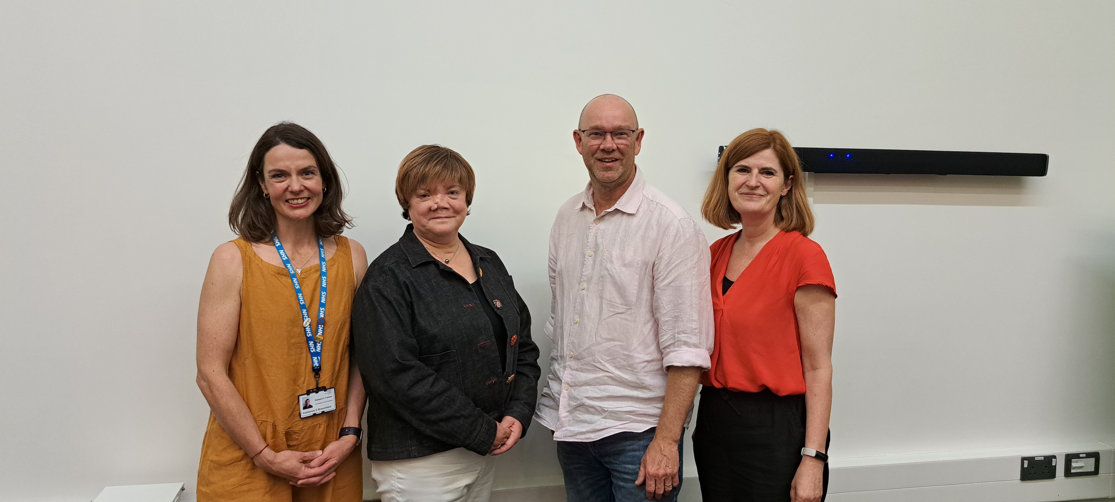 From left: Kath Broomfield, Janice Murray, Ralph Hammond, Yvonne Wren.