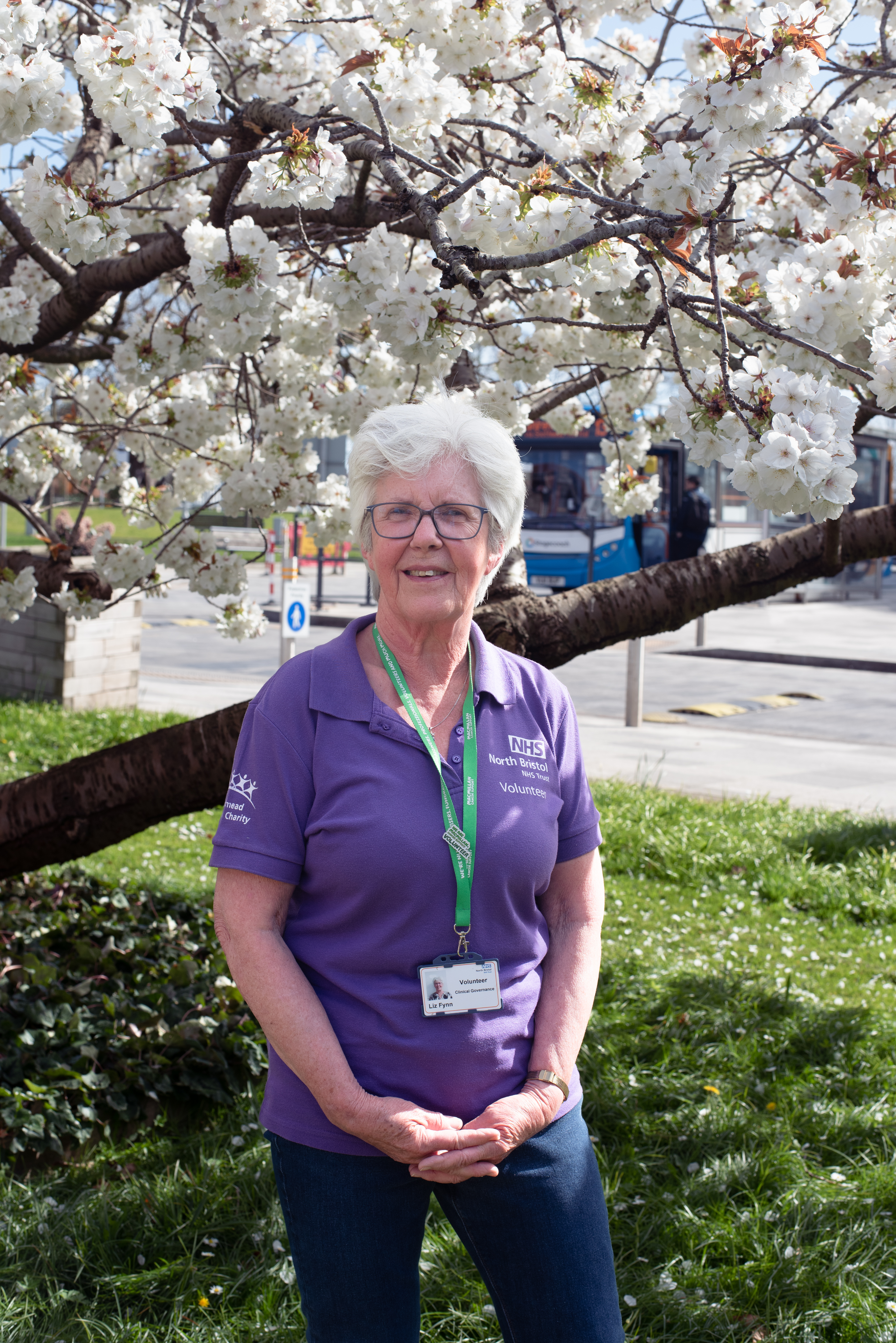 Liz, Macmillan Volunteer. Liz, Macmillan Volunteer.