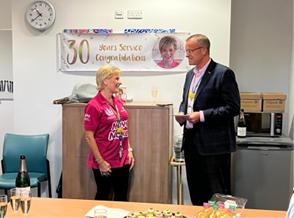 Move Maker volunteer with NBT staff. Move Maker volunteer with NBT staff.