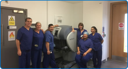 The Robotic Surgery Team has been shortlisted in the Team of the Year category of the Exceptional Healthcare Awards The Robotic Surgery Team has been shortlisted in the Team of the Year category of the Exceptional Healthcare Awards