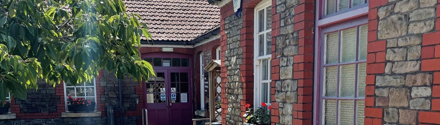 The Entrance to the Macmillan Wellbeing Centre 