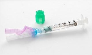 Container: Heparinised blood gas syringe