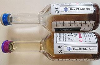 Container: Blood culture bottle set