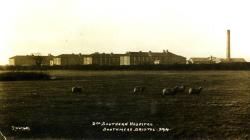 Black and white photo of The 2nd Southern Hospital, Southmead around the year 1917.