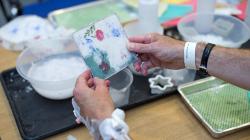 Getting creative can help to take your mind off a stressful or difficult situation.