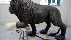 Lion by Laura Ford  - photo by Tracey Fahy