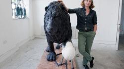 The lion and Laura Ford