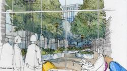 Concourse Courtyard by Jaime Hayon - artists impression