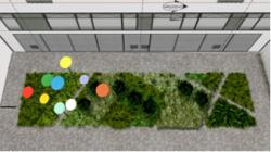 Artist impression of Coloured Discs by Ally Wallace