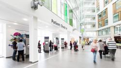 View of Patient check-in in the Atrium