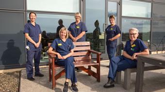 Group of female nurses