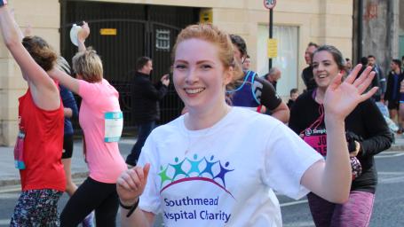 Fundraiser taking part in The Great Bristol Run Fundraiser taking part in The Great Bristol Run
