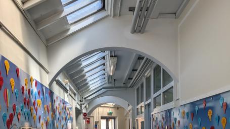 Southmead Hospital balloon mural