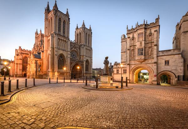 Bristol Cathedral in Twilight