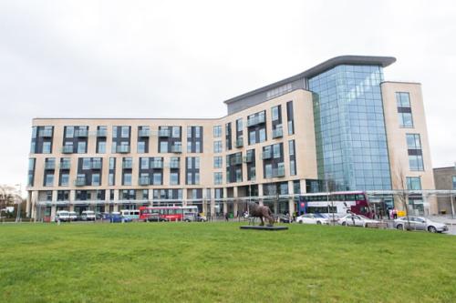 Front entrance to the Brunel building.