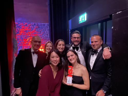 Neurosurgery and Sustainability Teams at HSJ Awards with the 'Towards Net Zero Award' award Neurosurgery and Sustainability Teams at HSJ Awards with the 'Towards Net Zero Award' award