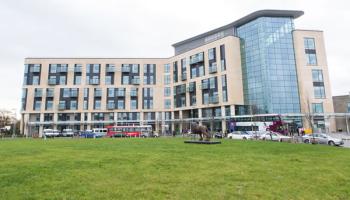 Front entrance to the Brunel building.