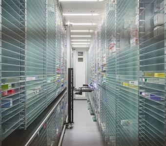 pharmacy shelving